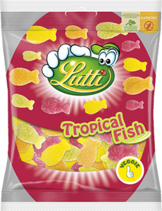 Lutti Tropical Fish 175 gr x 20