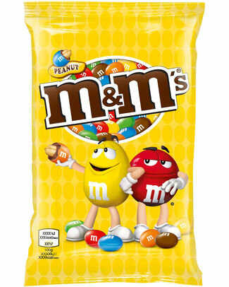 M&M's grote zakjes Peanuts 100g