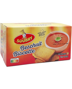 Biscotte emballer individuel 2x7.5g x 156